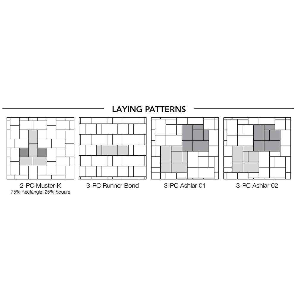Pavestone PAPER SAMPLE - 7 in. x 7 in. Sierra Blend Concrete Paver (1 - Piece)