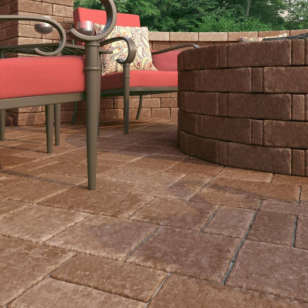 Pavestone Paper Sample Only of RumbleStone 3.5 in. x 7 in. Sierra Blend Concrete Mini Wall Block (1-Piece)