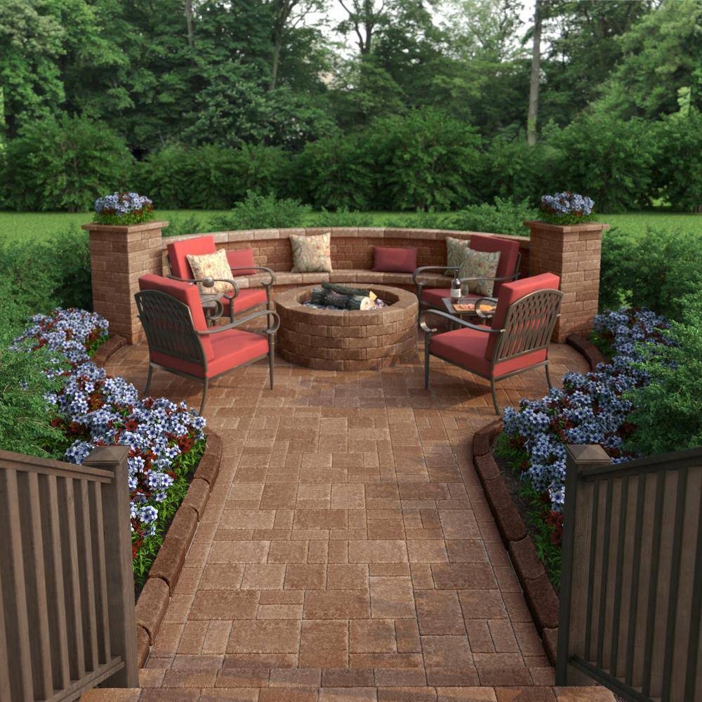 Pavestone Paper Sample Only of RumbleStone 3.5 in. x 7 in. Sierra Blend Concrete Mini Wall Block (1-Piece)
