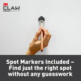 3M CLAW 15 lbs Drywall Picture Hanger with Spot Marker