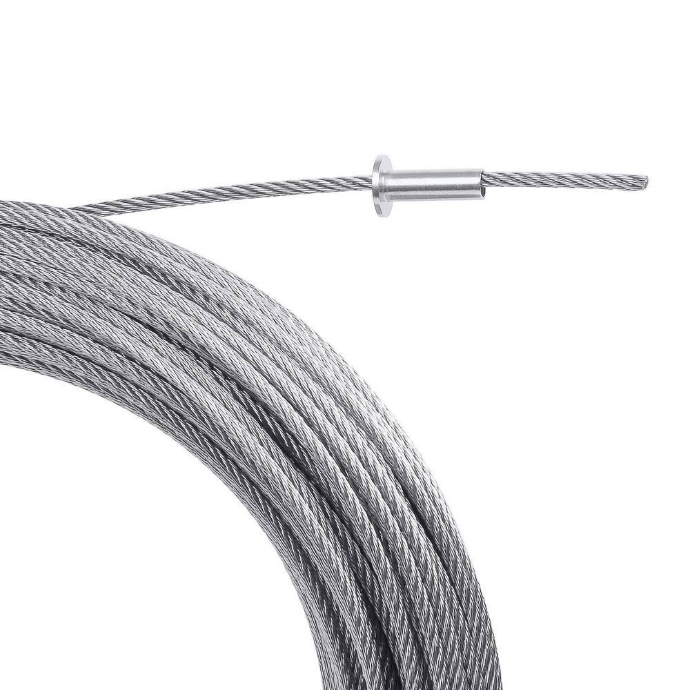 Angel Sar Stainless Steel Protector Sleeves for 1/8 in. 5/32 in. or 3/16 in. Deck Cable Railing (120-Pack)