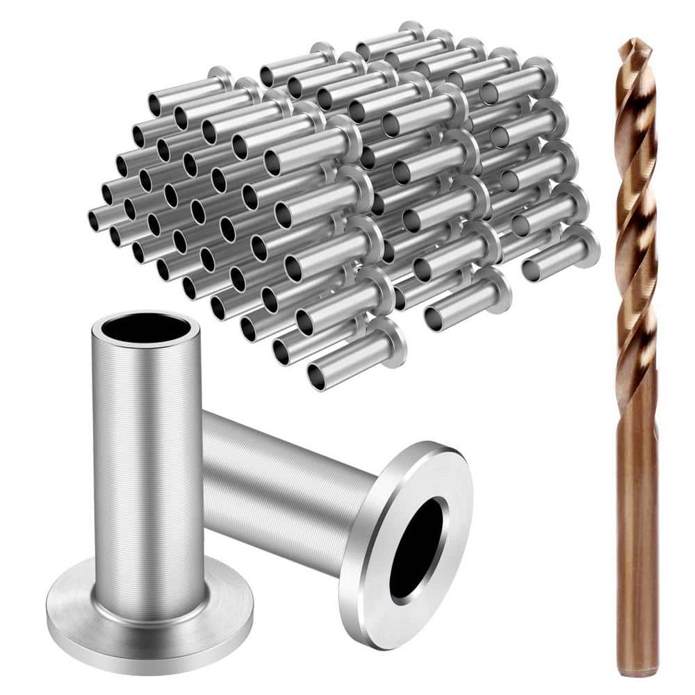 Angel Sar Stainless Steel Protector Sleeves for 1/8 in. 5/32 in. or 3/16 in. Deck Cable Railing (120-Pack)
