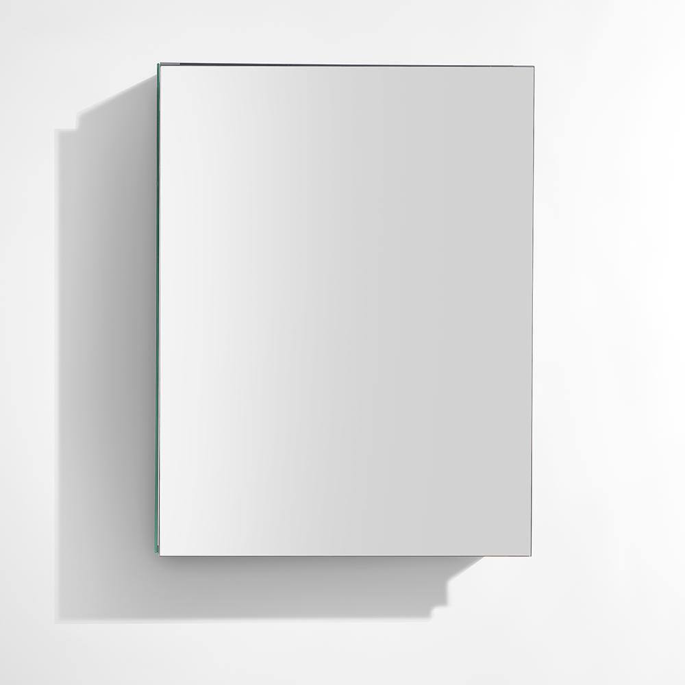 Fresca 20 in. W x 26 in. H x 5 in. D Framed Recessed or Surface-Mount Bathroom Medicine Cabinet