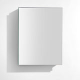 Fresca 20 in. W x 26 in. H x 5 in. D Framed Recessed or Surface-Mount Bathroom Medicine Cabinet