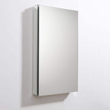 Fresca 20 in. W x 36 in. H x 5 in. D Frameless Recessed or Surface-Mounted Bathroom Medicine Cabinet