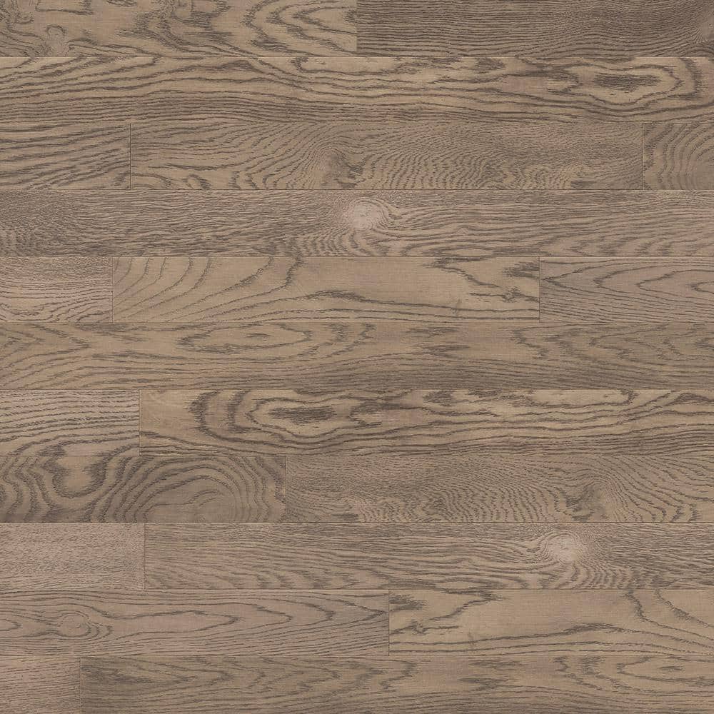 Selkirk Silver Grey Oak 3/8 in. T x 3 in. W Tongue and Groove Wire Brushed Engineered Hardwood Flooring (35.34 sq.ft./case)