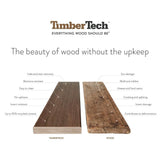 TimberTech Composite Terrain 1 in. x 6 in. x 1 ft. Grooved Silver Maple Composite Sample (Actual: 0.94 in. x 5.36 in. x 1 ft)
