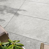 Alpe Silver 24 x 48 x 0.75 in. Quartzite-Look Porcelain Paver for Outdoor Floors