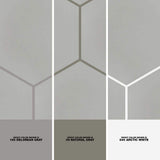 Merola Tile Textile Hex Silver 8-5/8 in. x 9-7/8 in. Porcelain Floor and Wall Tile (11.56 sq. ft. / case)