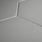 Merola Tile Textile Hex Silver 8-5/8 in. x 9-7/8 in. Porcelain Floor and Wall Tile (11.56 sq. ft. / case)