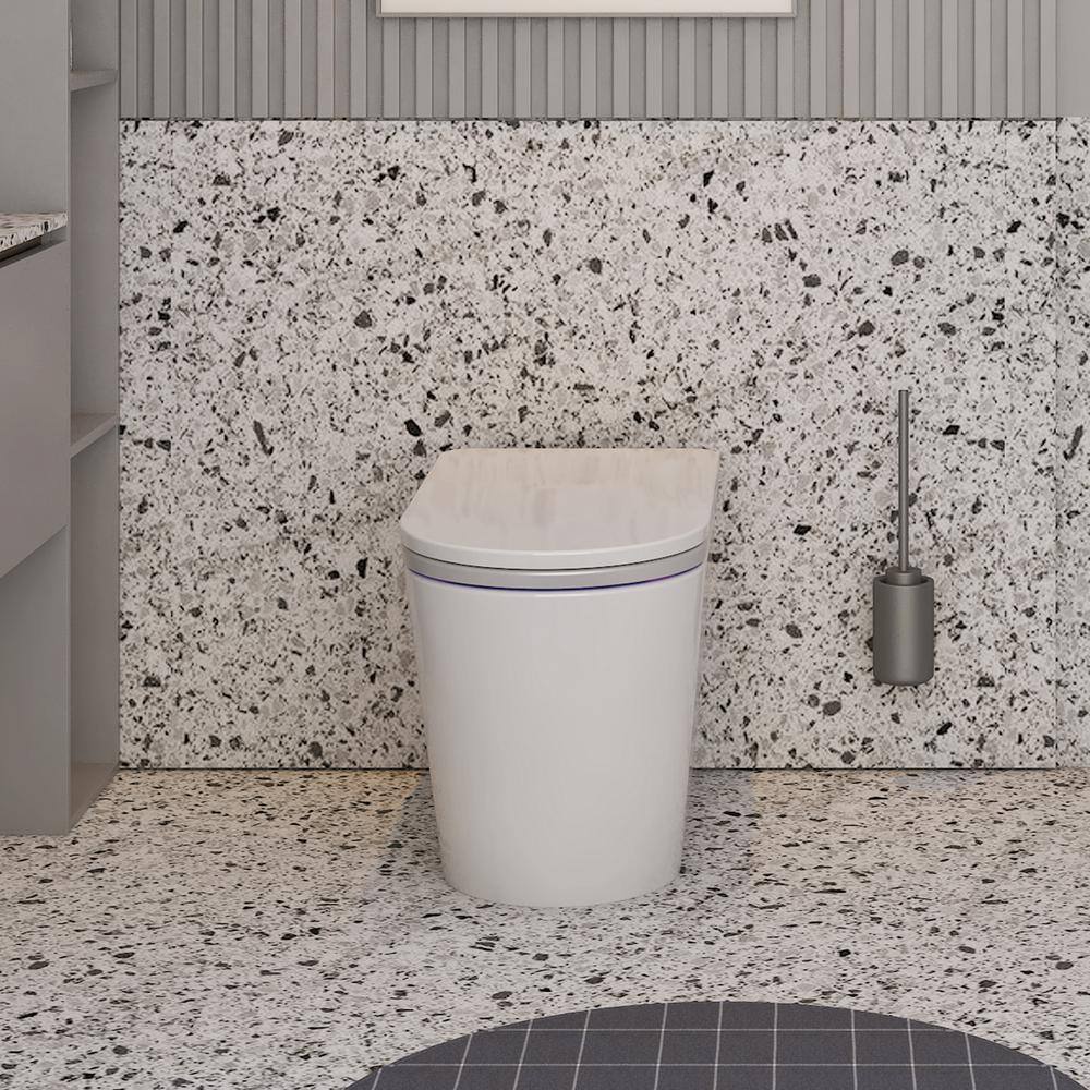 MEDUNJESS L-D Elongated Smart Toilet with Auto Open/Close and Heated Seat
