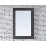 James Martin Vanities Metropolitan 30" x 44" Silver Oak Wall Mirror