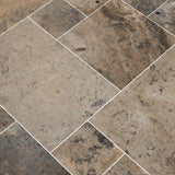 MSI Silver 10 Piece Tumbled Travertine Paver Tile Kit (160 Sq. ft. / Pallet)