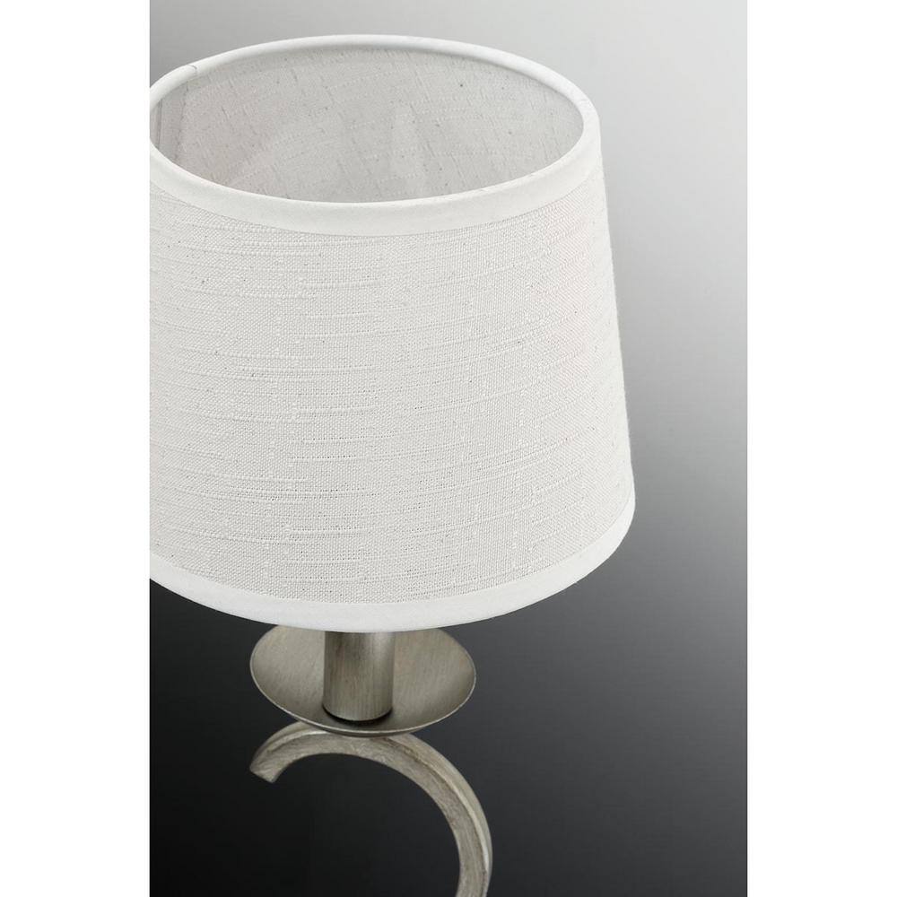 Progress Lighting Savor Collection 6-Light Silver Ridge Chandelier with Shade