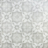 Ivy Hill Tile Sintra Silver Sky Encaustic 9 in. x 9 in. x 10mm Matte Porcelain Floor and Wall Tile (20 Pieces, 10.65 sq. ft. per Box)