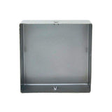 NUVO IRON Eazy-Cap 4 in. x 4 in. Stainless Steel Modern Low-Profile Flat Top Post Cap (Pack of 12)