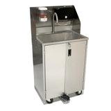 Paragon Pro Series Portable Stainless Steel Sink 26"w x 18.5"d x 51.5"h