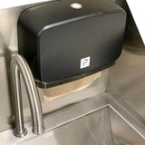 Paragon Pro Series Portable Stainless Steel Sink 26"w x 18.5"d x 51.5"h