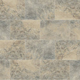 MSI Take Home Tile Sample - 6 in. x 6 in. x 1.18 in. Silver Tumbled Travertine Paver Tile (0.25 sq. ft.)