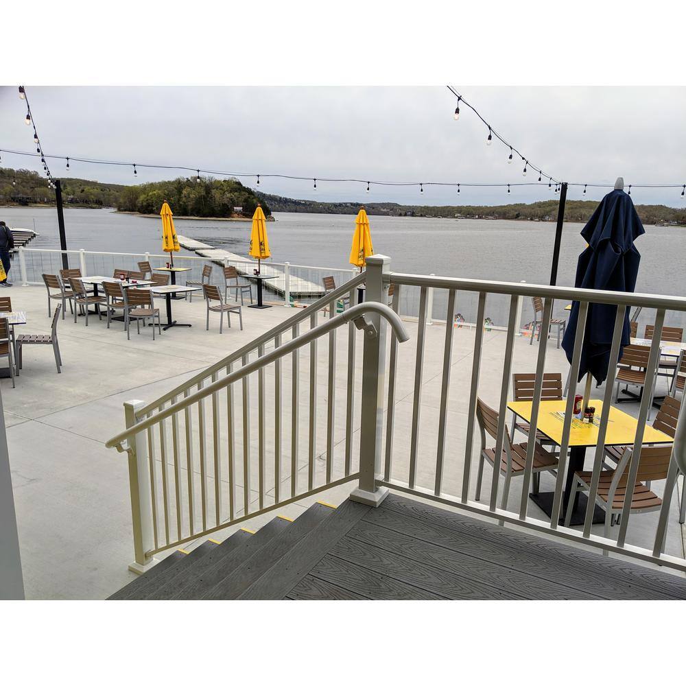 EZ Handrail Silver Vein Aluminum 90 Degree Radius Hand Rail Elbow