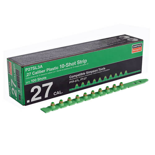 Simpson Plastic 10 Shot Strip Loads Green