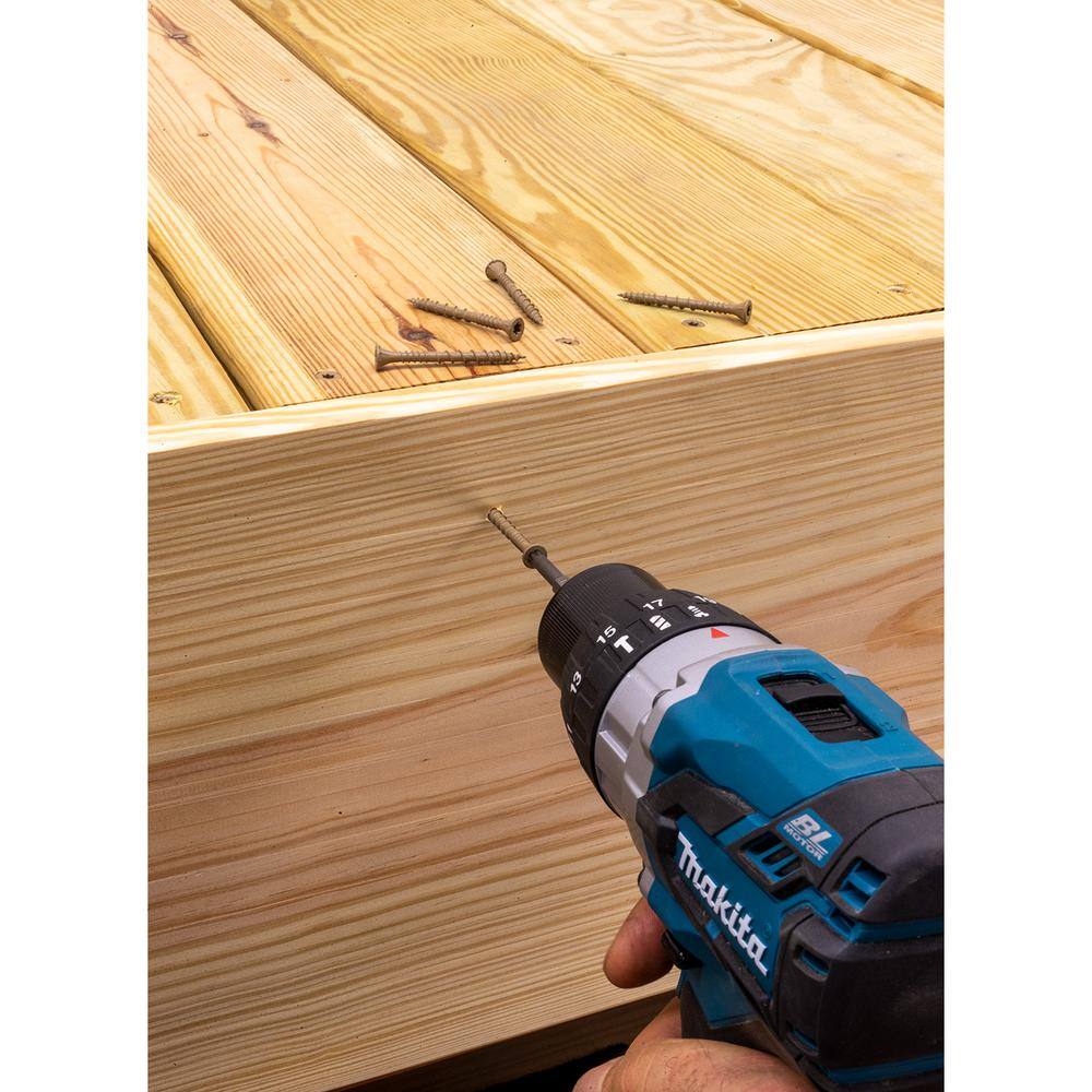 Simpson Strong-Tie #10 x 2 in. T25 6-Lobe, Flat Head, Deck-Drive DSV Wood Screw, Quik Guard, Tan (330-Pack)