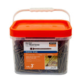 Simpson Strong-Tie #10 x 3 in. T25 6-Lobe, Flat Head, Deck-Drive DSV Wood Screw, Quik Guard, Tan (770-Pack)