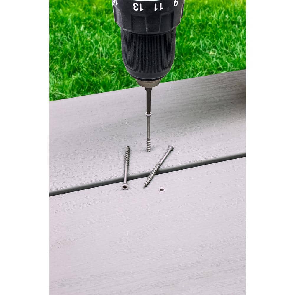 Simpson Strong-Tie #7 x 2-1/4 in. T-15 6-Lobe, Trim Head, Type 305 Stainless Steel Wood Screw (3000-Pack)