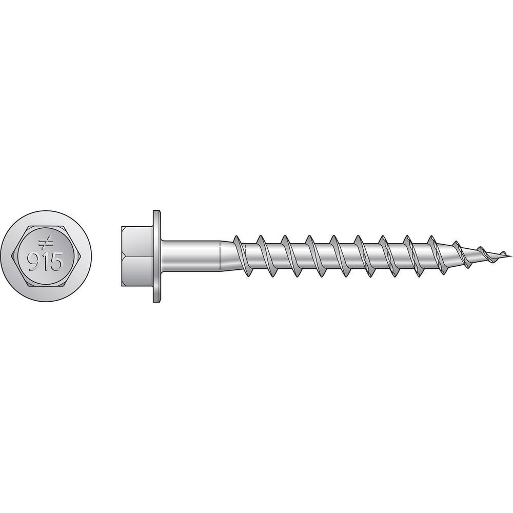 Simpson Strong-Tie #9 x 1-1/2 in. Hex Drive, Hex Head, Strong-Drive SD Wood Screw (3000-Pack)