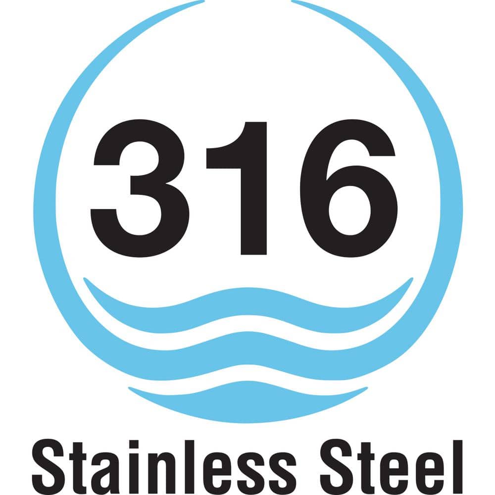 Simpson Strong-Tie #9 x 1-1/2 in. Type 316 Stainless Steel, Hex Drive, Hex Head, Strong-Drive SD Wood Screw (500-Pack)