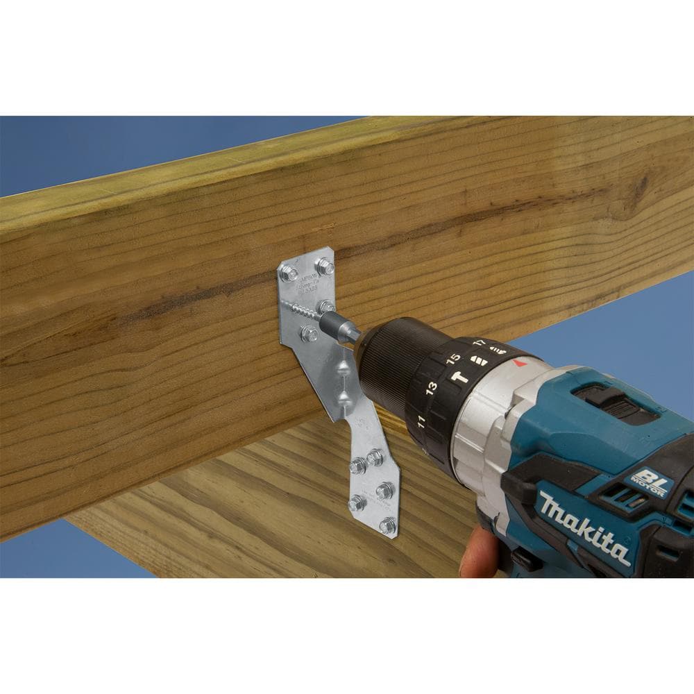 Simpson Strong-Tie #9 x 1-1/2 in. Type 316 Stainless Steel, Hex Drive, Hex Head, Strong-Drive SD Wood Screw (500-Pack)