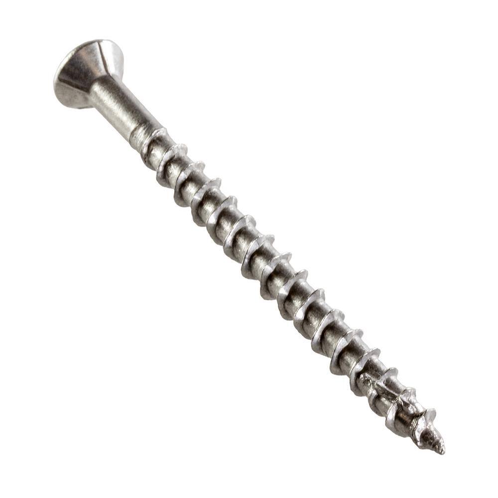 Simpson Strong-Tie #10 x 2-1/2 in. T-25, Flat Head, Type 316 Stainless Steel Deck-Drive DWP Wood Screw (50-Pack)