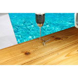 Simpson Strong-Tie #10 x 2-1/2 in. T-25, Flat Head, Type 316 Stainless Steel Deck-Drive DWP Wood Screw (50-Pack)