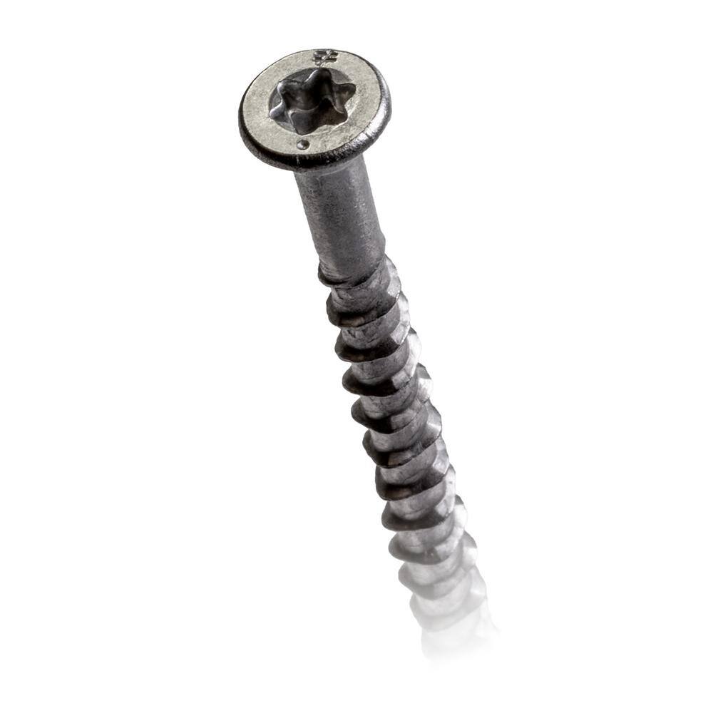 Simpson Strong-Tie #10 x 2-1/2 in. T-25, Flat Head, Type 316 Stainless Steel Deck-Drive DWP Wood Screw (50-Pack)
