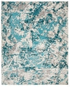 Safavieh Skyler Dumage 2 x 8 Blue/Ivory Indoor Distressed/Overdyed Industrial Runner