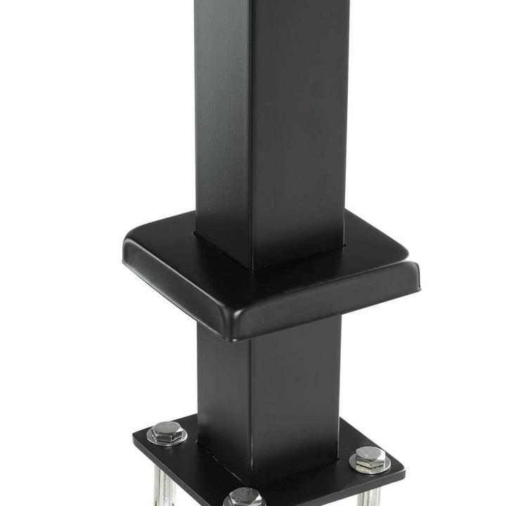 SKYSHALO Cable Railing Post 42 in.x 2 in. x 2 in. Steel Level Deck Railing Post without Holes SUS304 Stainless Steel Cable Rail