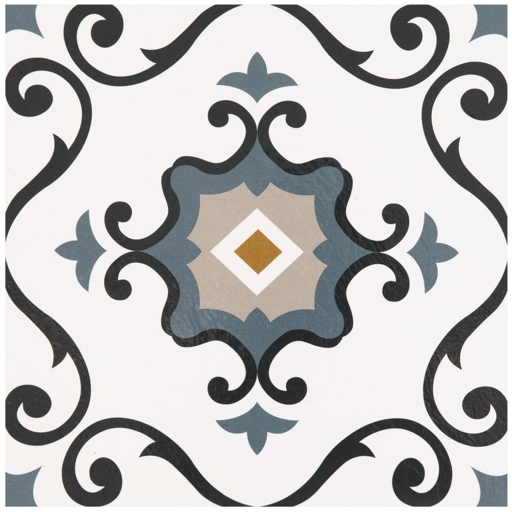 ACHIM Retro Slate 12 in. x 12 in. Self-Adhesive Vinyl Floor Tile (20 Tiles/20 sq. ft.)