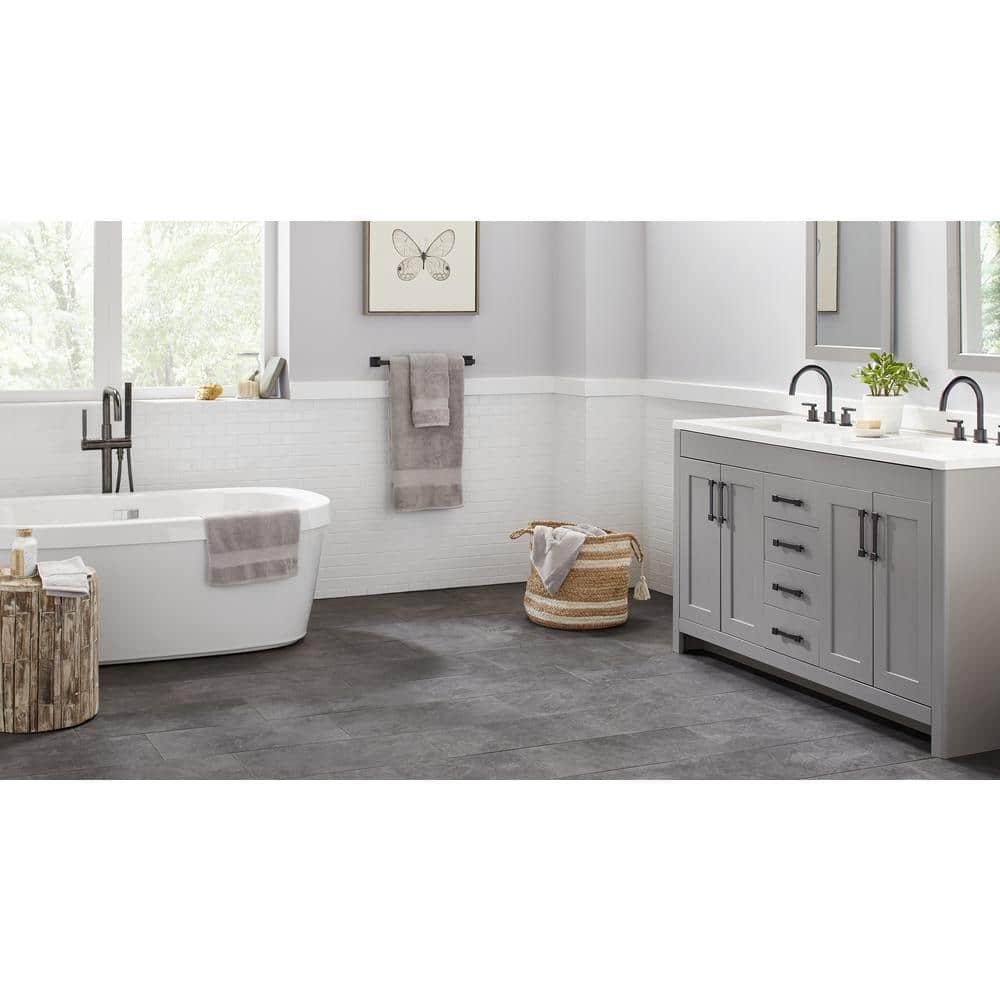 Daltile Cascade Ridge Slate 12 in. x 24 in. Glazed Ceramic Floor and Wall Tile (15.04 sq. ft. / Case)
