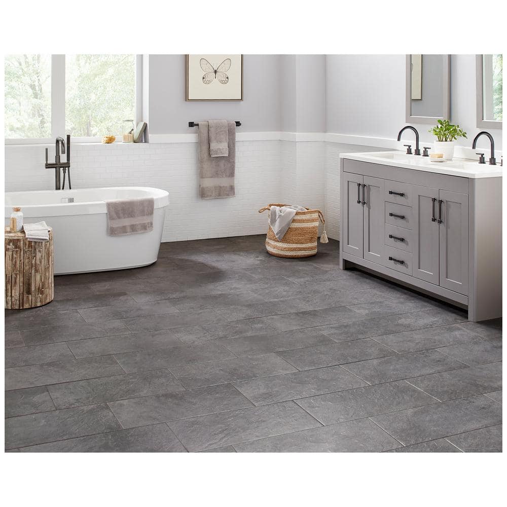 Daltile Cascade Ridge Slate 12 in. x 24 in. Ceramic Floor and Wall Tile (481.28 sq. ft./pallet)