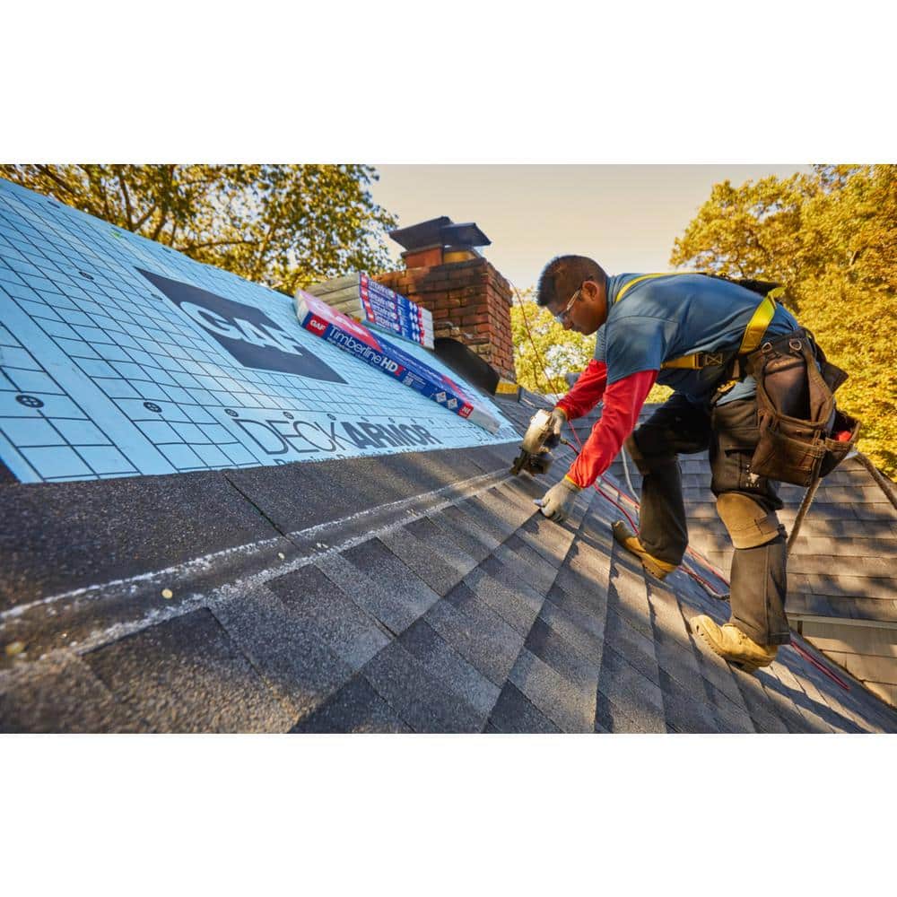 GAF Timberline HDZ Slate Algae Resistant High-Definition Shingles | 33.33 sq. ft. per Bundle