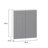 J COLLECTION Bristol 125 in. W x 89.5 in. H x 24 in. D Painted Slate Gray Children's Workstation Cabinet Bundle 1