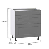 J COLLECTION Bristol 125 in. W x 89.5 in. H x 24 in. D Painted Slate Gray Children's Workstation Cabinet Bundle 1