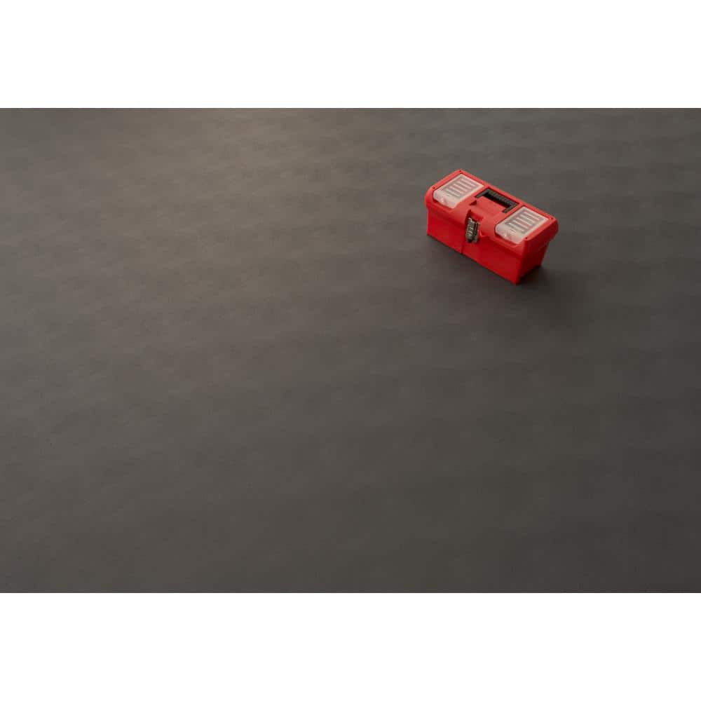 G-Floor Levant 7.5 ft. x 17 ft. Slate Grey Vinyl Universal Flooring