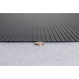G-Floor Rib 8.5 ft. x 22 ft. Slate Grey Vinyl Garage Flooring Cover and Protector