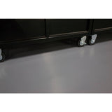 G-Floor Rib 8.5 ft. x 24 ft. Slate Grey Vinyl Garage Flooring Cover and Protector