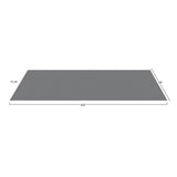 G-Floor Coin 7.5 ft. x 17 ft. Slate Grey Commercial Grade Vinyl Garage Flooring Cover and Protector