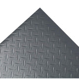 G-Floor Diamond Tread 10 ft. x 24 ft. Slate Grey Commercial Grade Vinyl Garage Flooring Cover and Protector