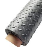 G-Floor Diamond Tread 10 ft. x 24 ft. Slate Grey Commercial Grade Vinyl Garage Flooring Cover and Protector