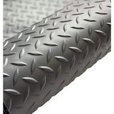 G-Floor Diamond Tread 5 ft. x 10 ft. Slate Grey Commercial Grade Vinyl Garage Flooring Cover and Protector