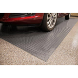 G-Floor Diamond Tread 8.5 ft. x 22 ft. Slate Grey Commercial Grade Vinyl Garage Flooring Cover and Protector